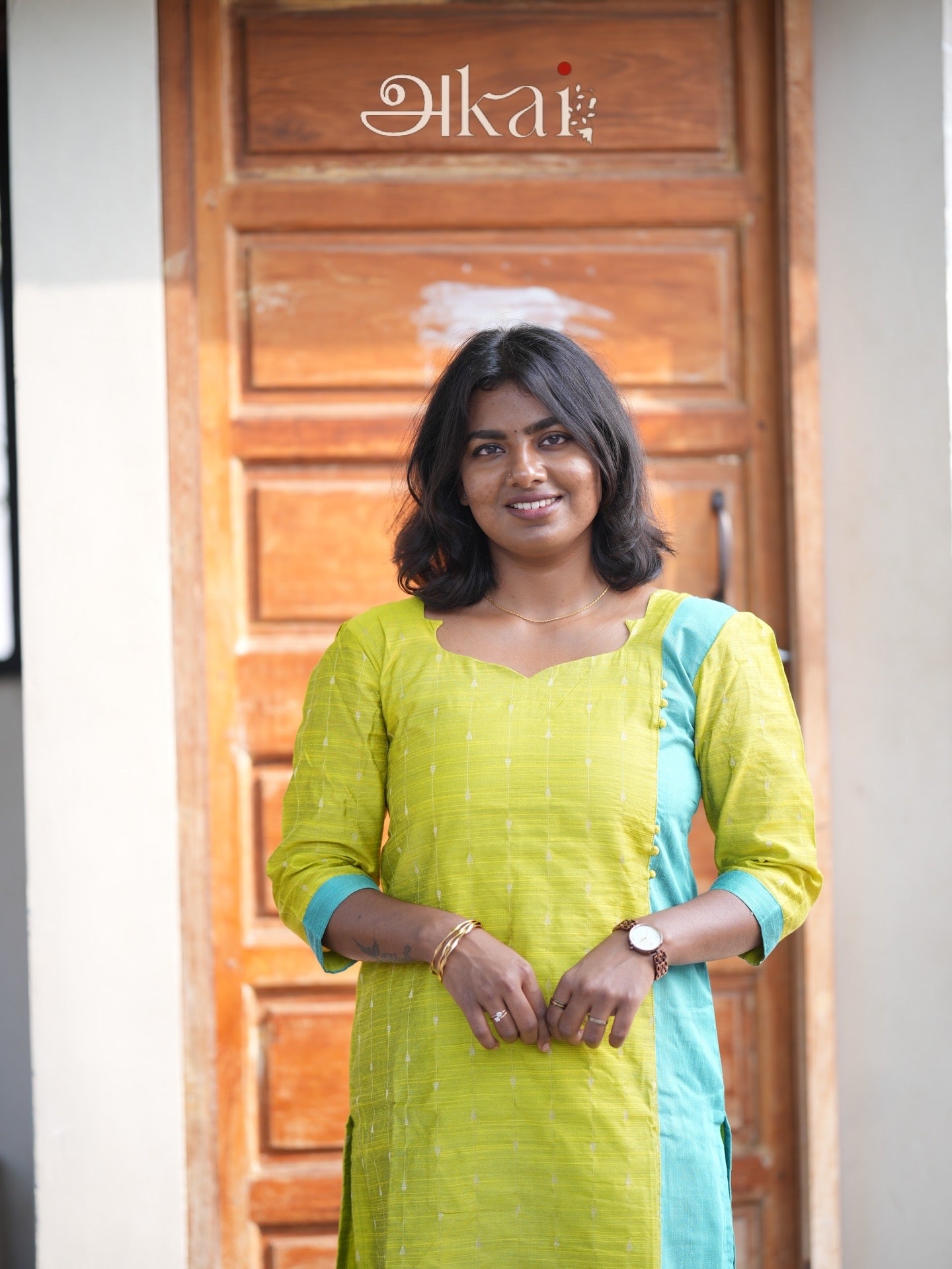 MYNAA - raw silk set