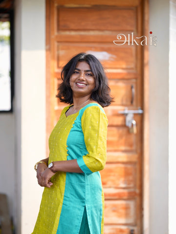 MYNAA - raw silk set