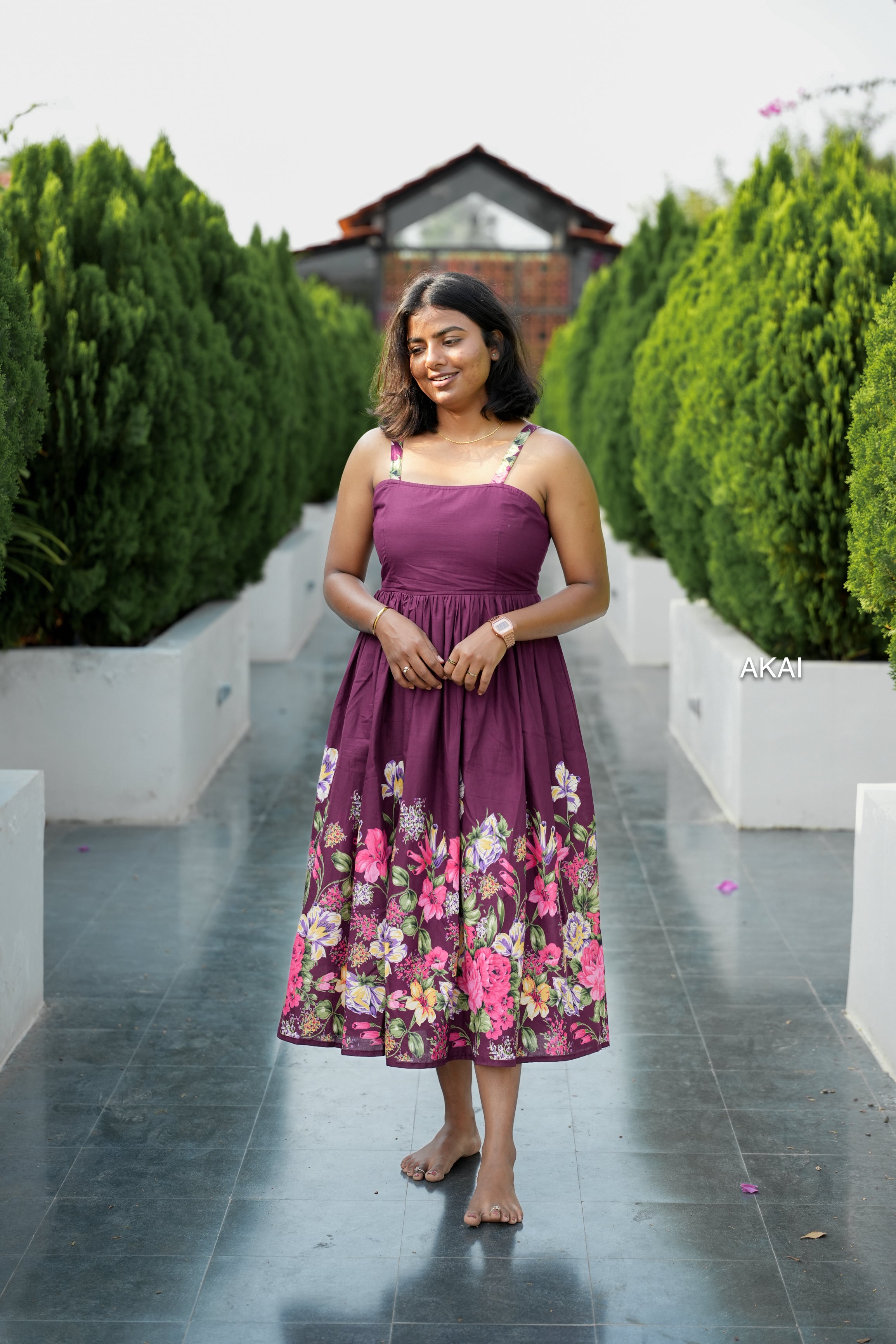 Floral corset dress