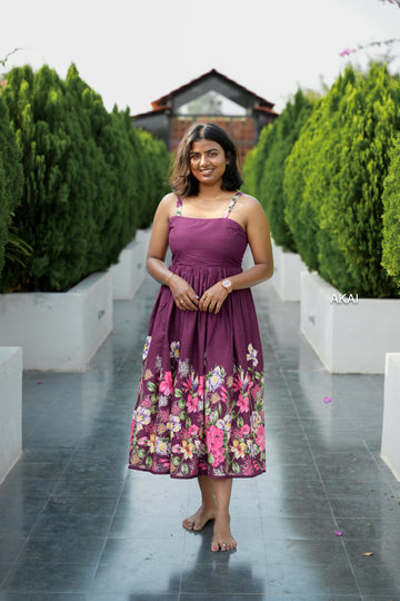 Floral corset dress