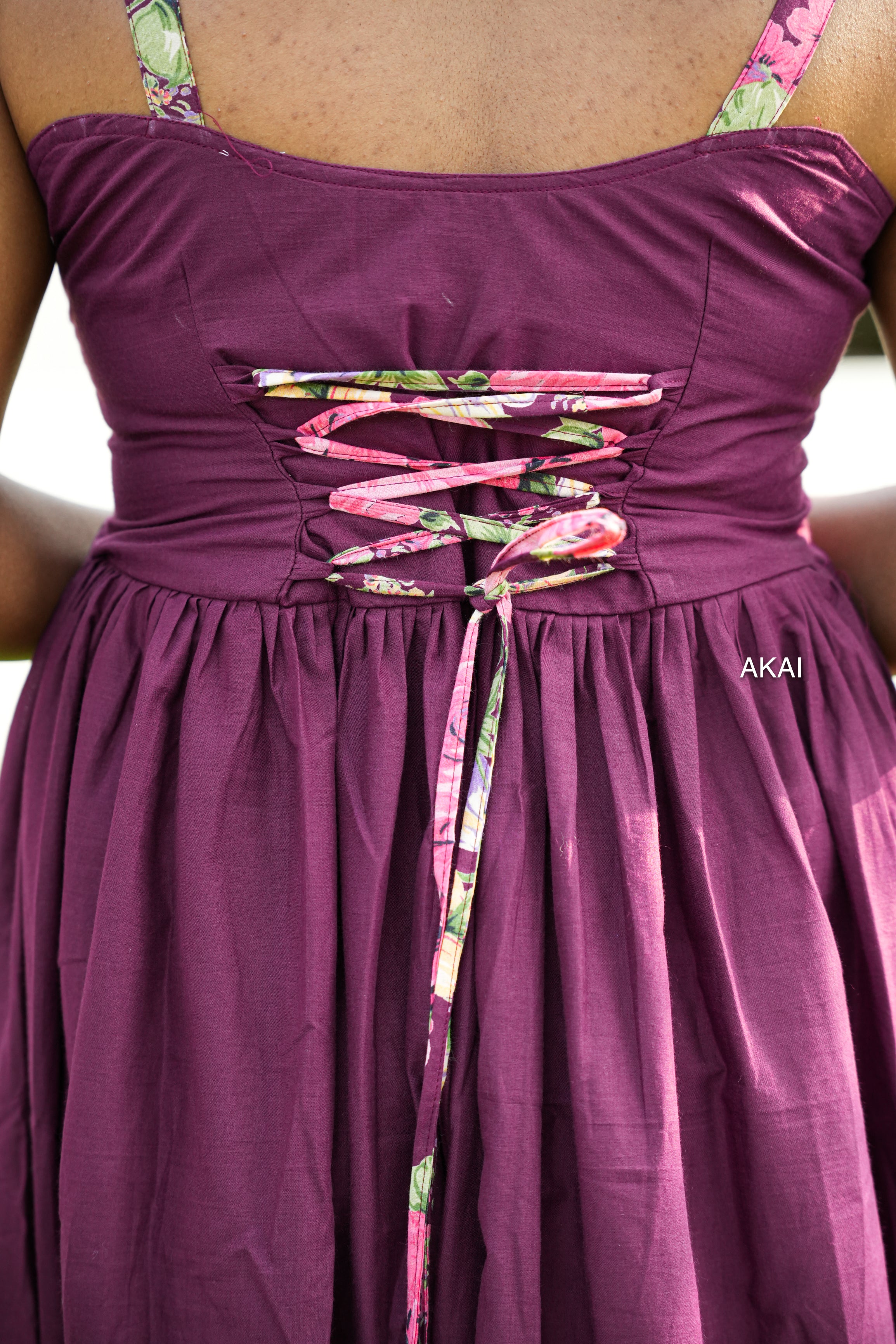 Floral corset dress