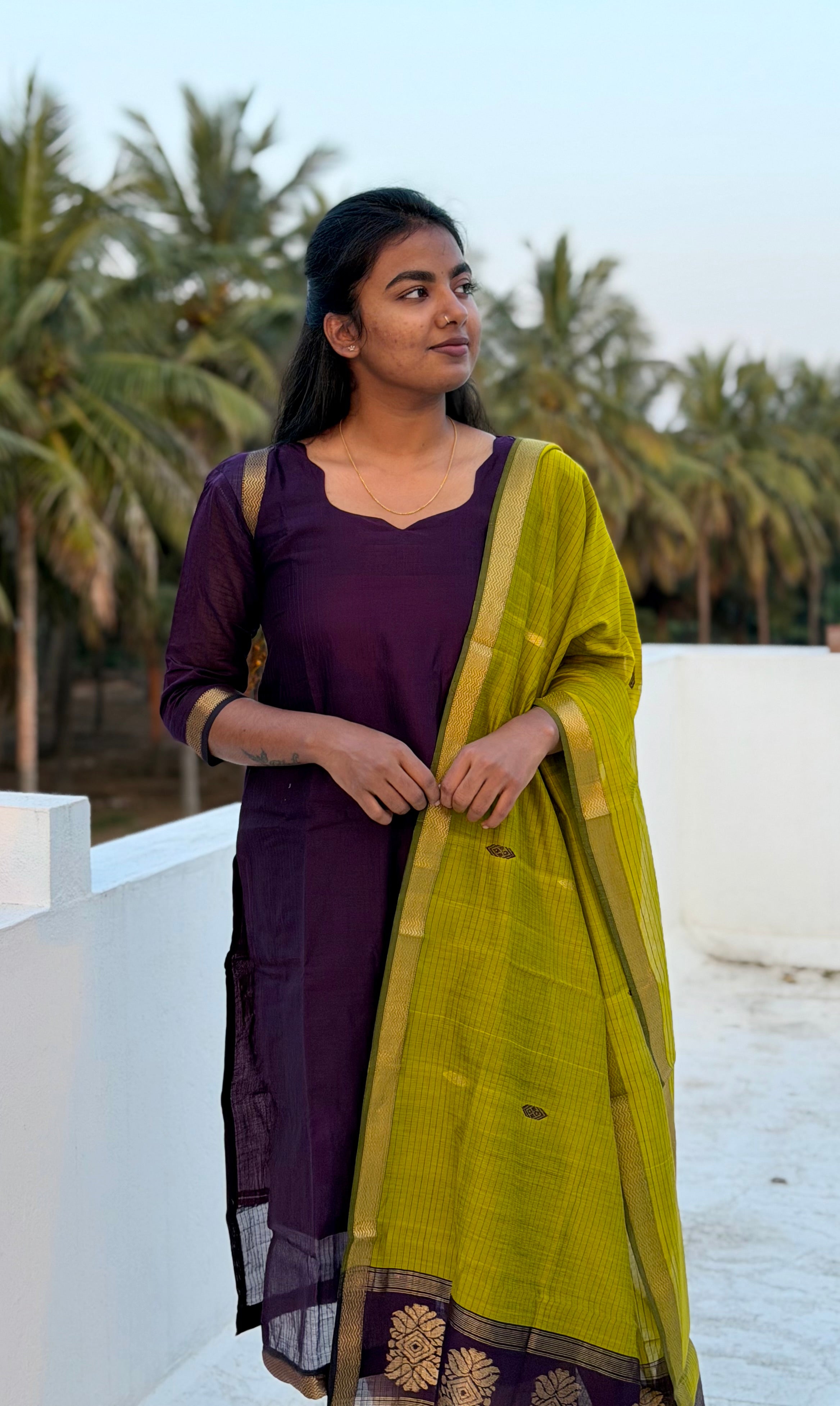 Maheshwari silk set