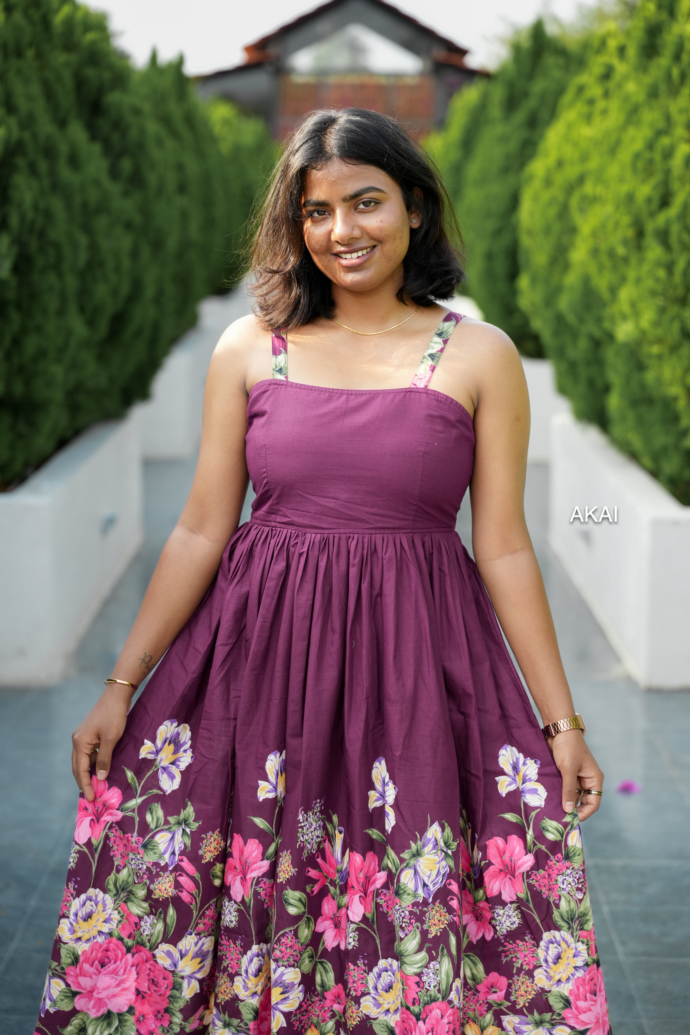 Floral corset dress