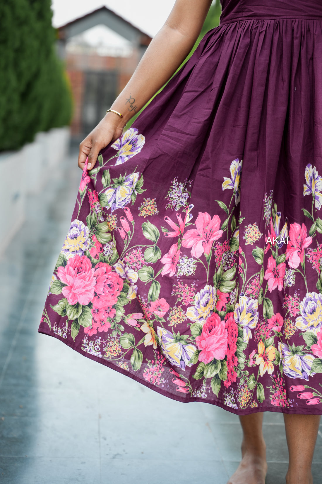 Floral corset dress