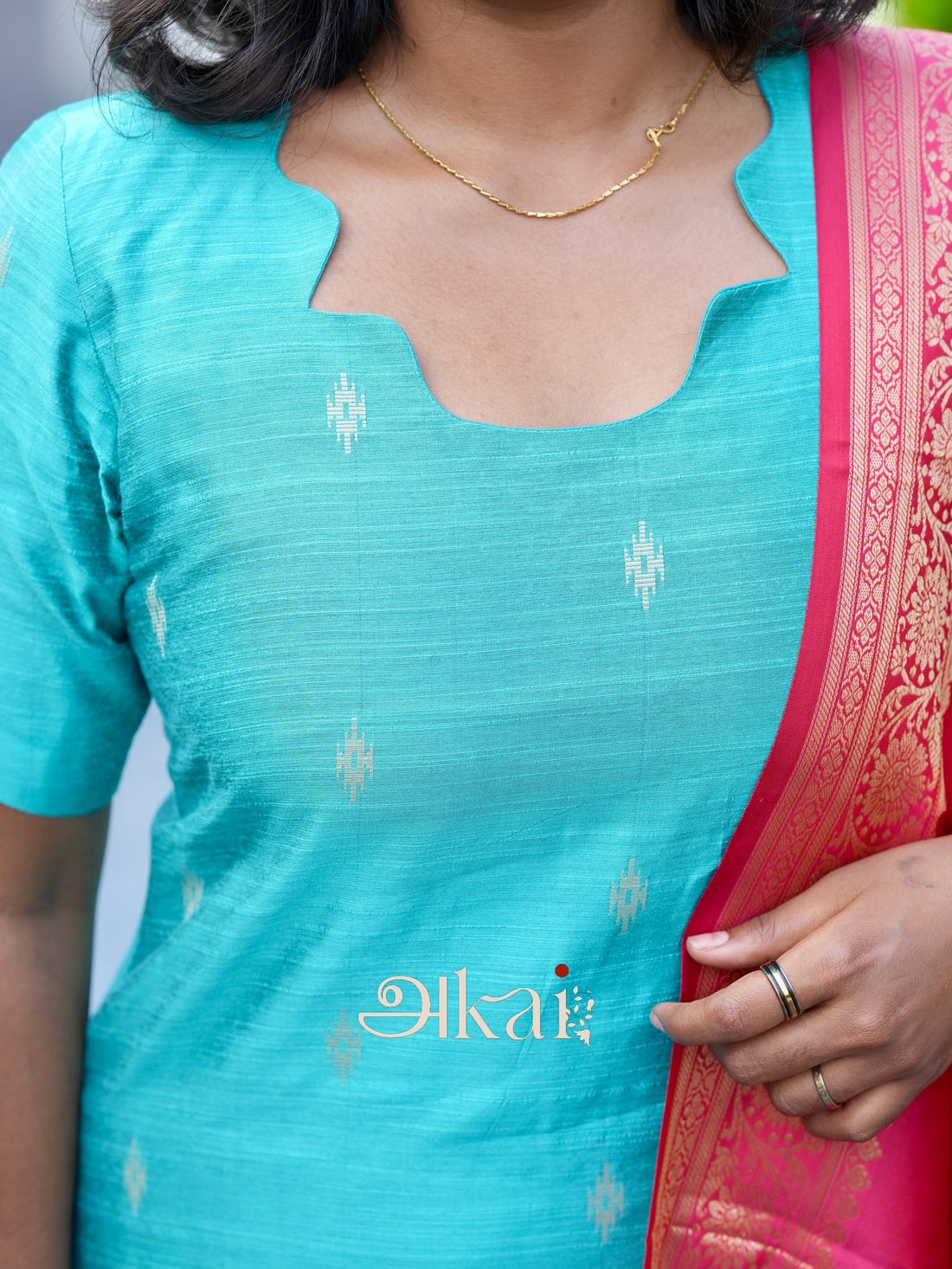 FIRANGIPANI - raw silk set