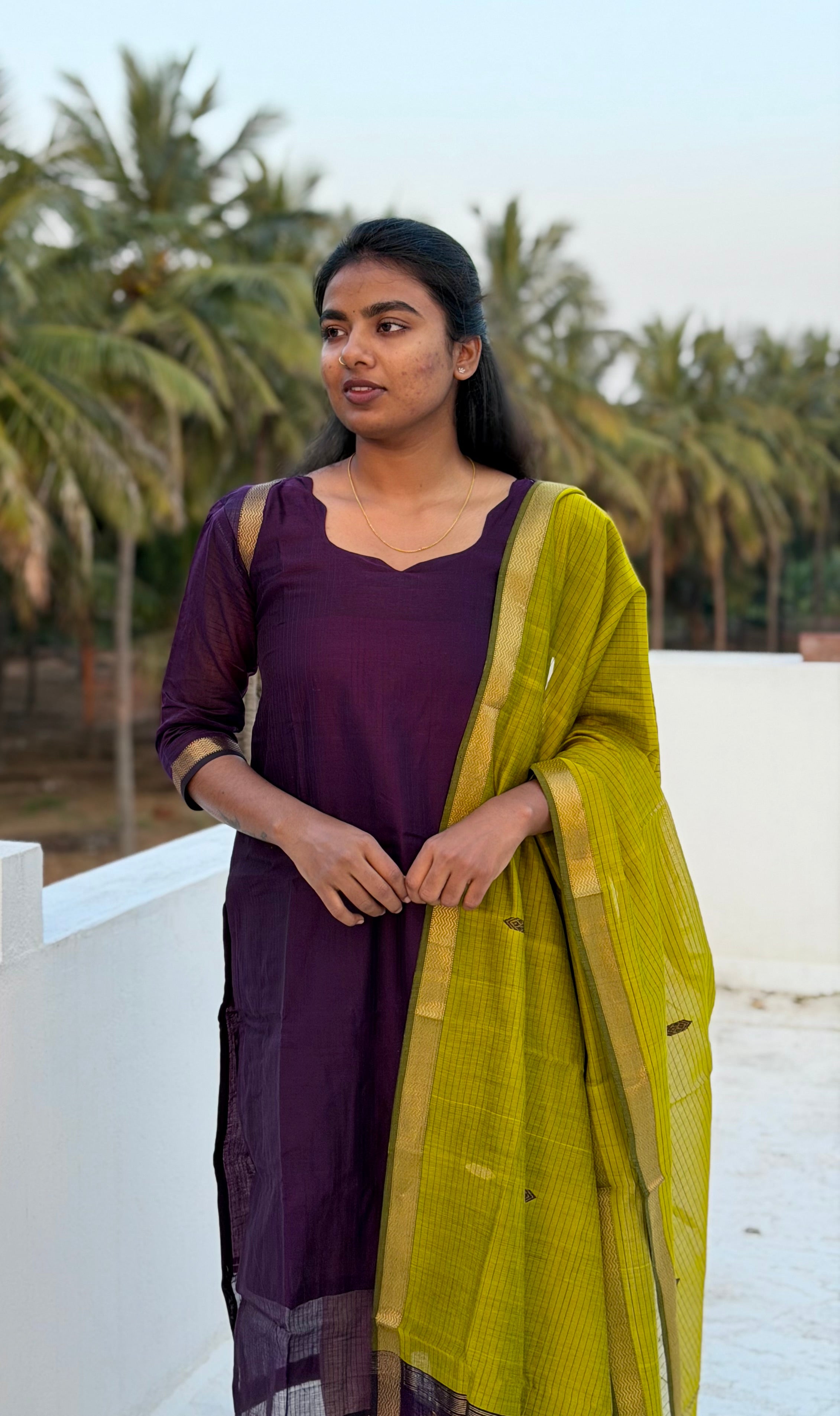 Maheshwari silk set