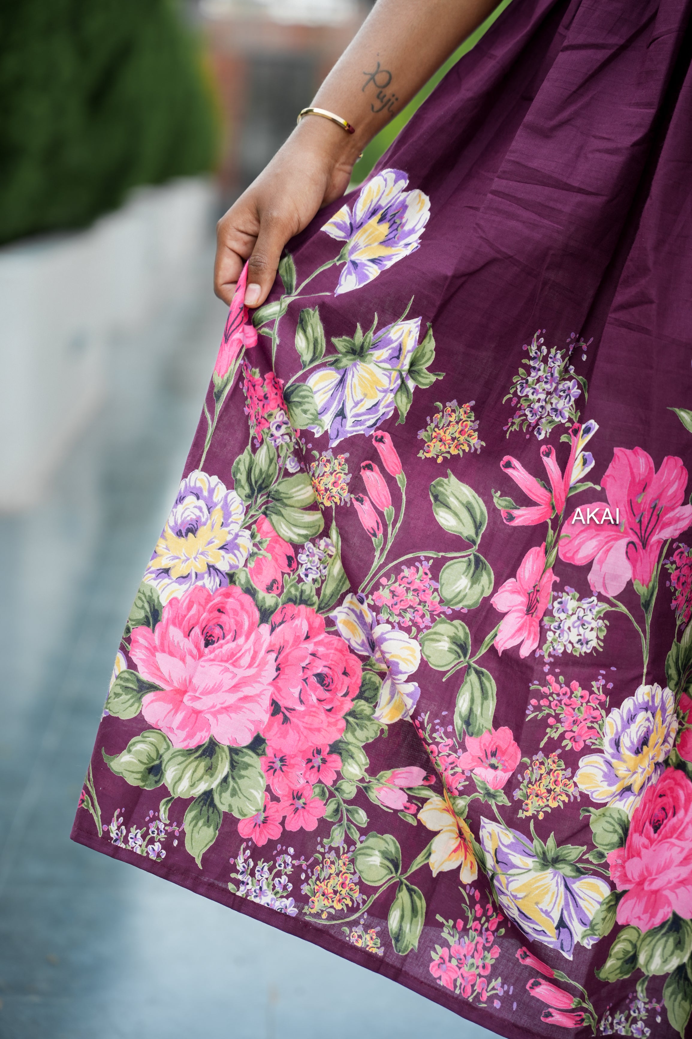 Floral corset dress