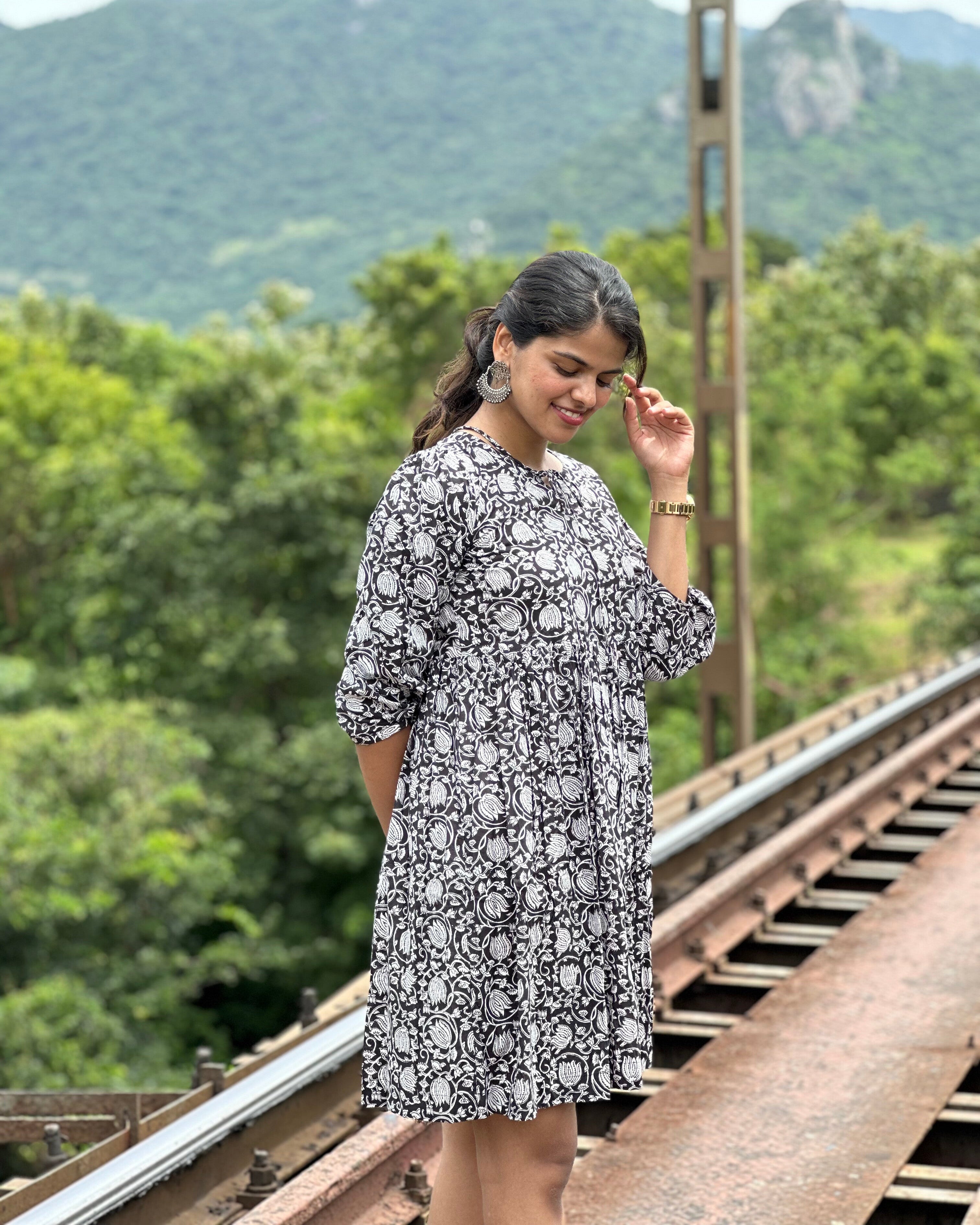 Black Jaipur Dress