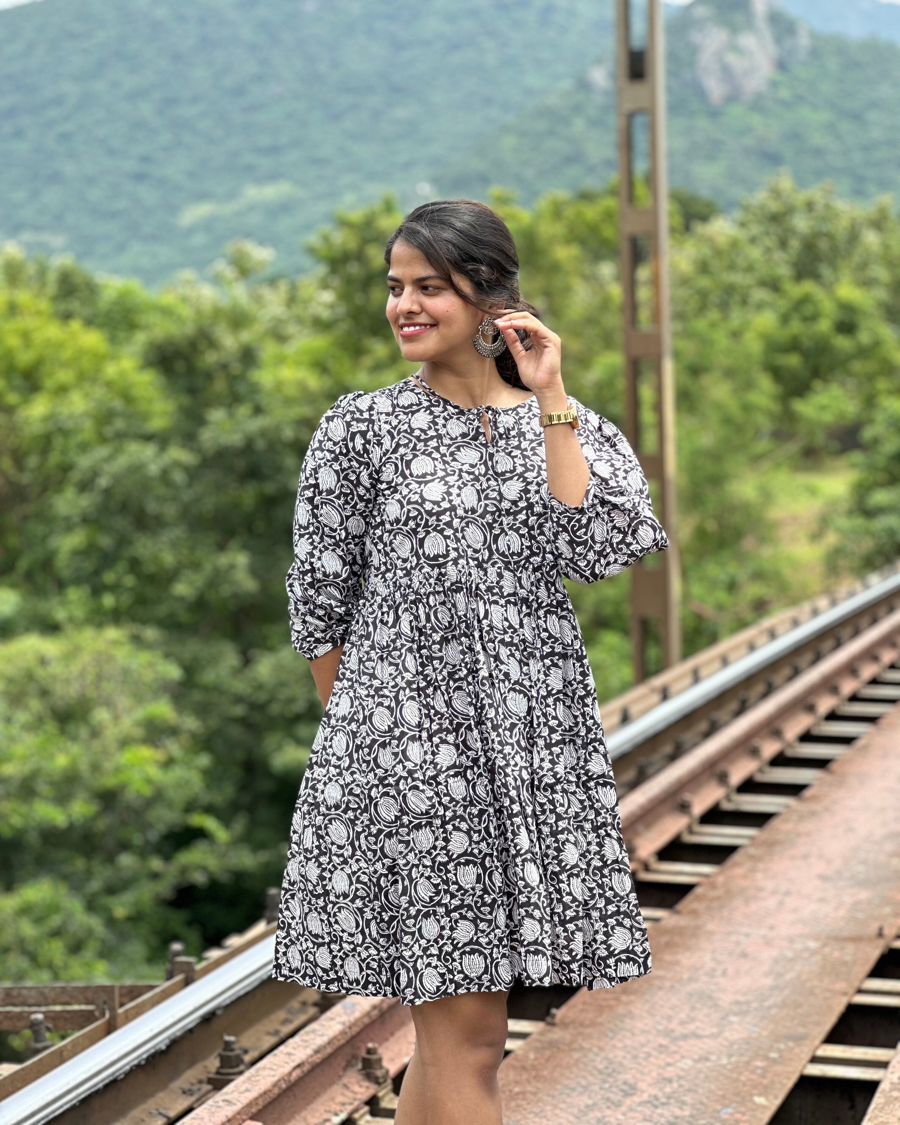Black Jaipur Dress