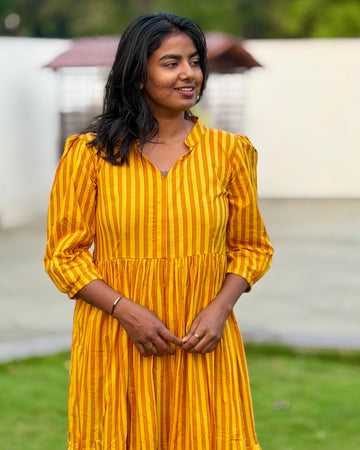 Yellow Stripe Dress